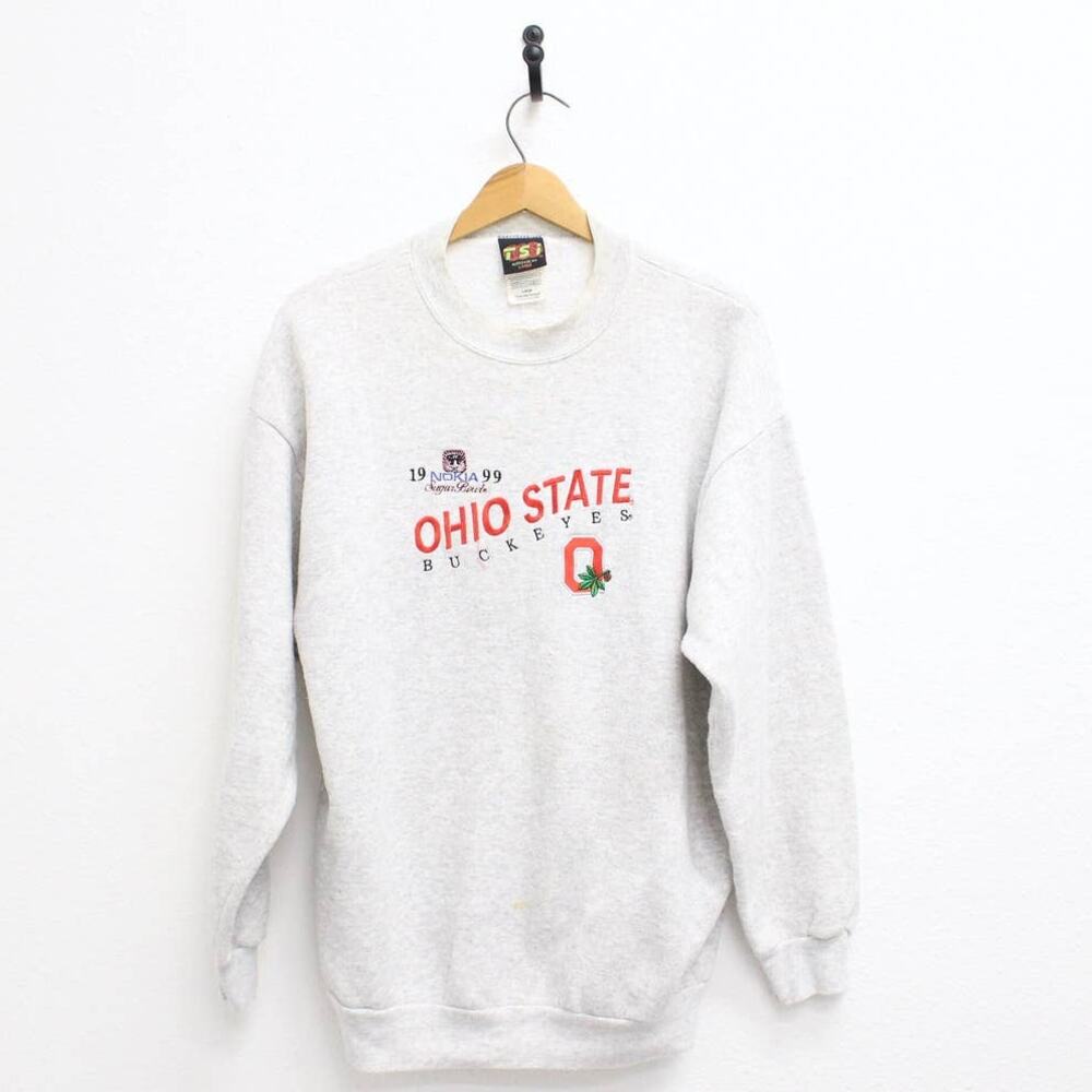 Vintage Ohio State Buckeyes OSU Nokia Sugar Bowl 1999 Sweatshirt Large